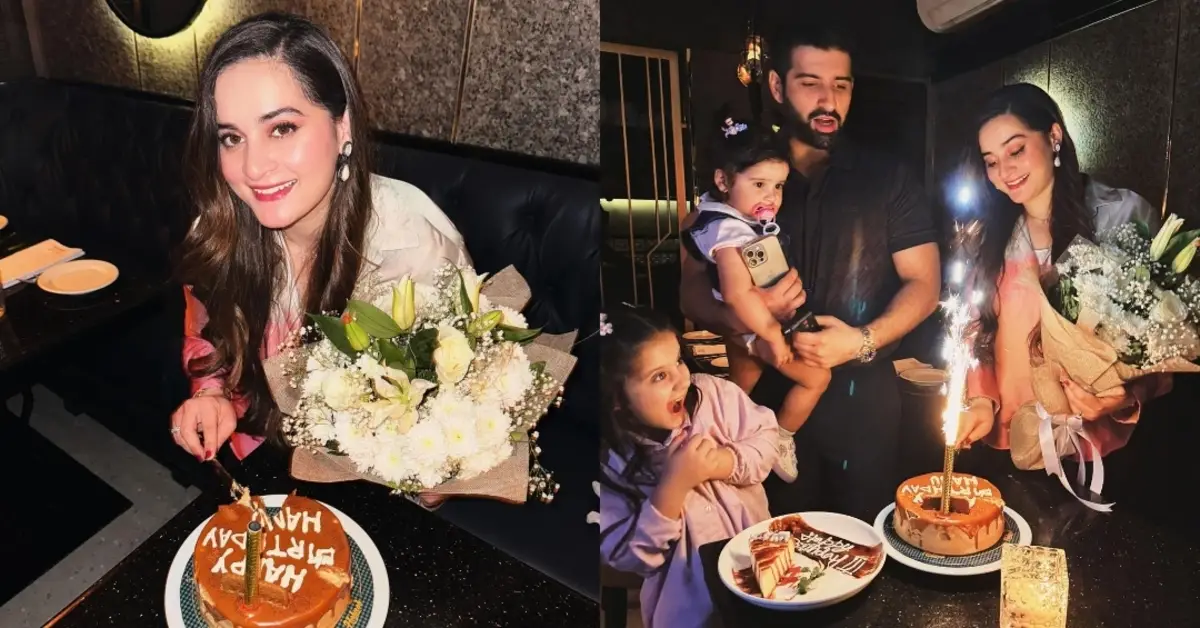 Aiman Khan Celebrates Her Birthday with Family