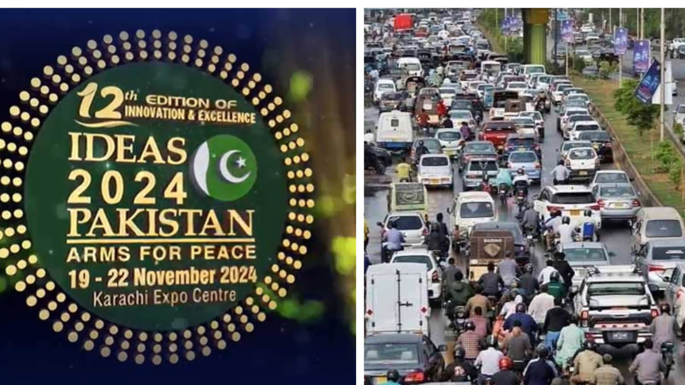 Karachi traffic diversion plan announced amid IDEAS 2024