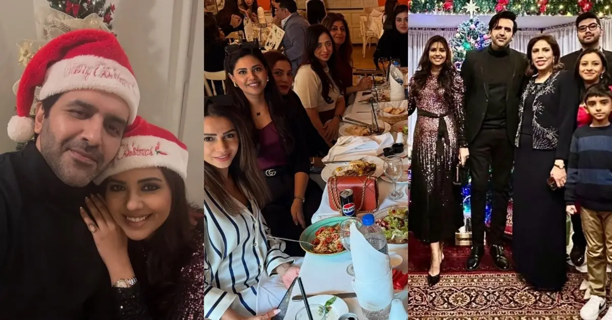 Photos of Sunita Marshall celebrating Christmas with her family