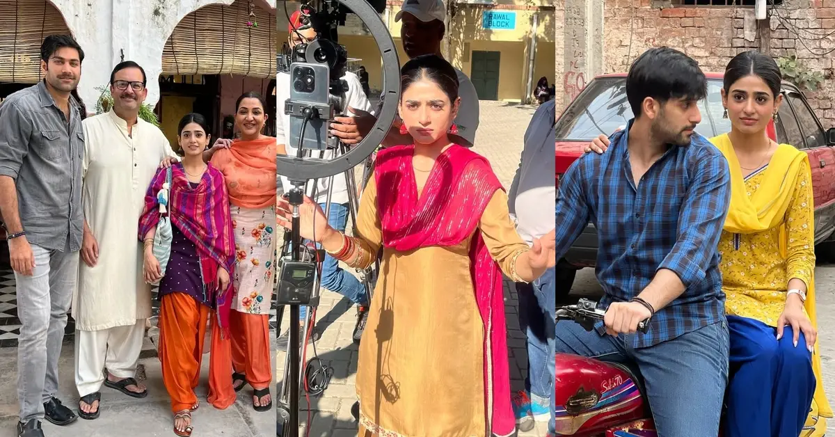 Sahar Khan shared photos of BTS from Tin Man Neil and Neil sets.