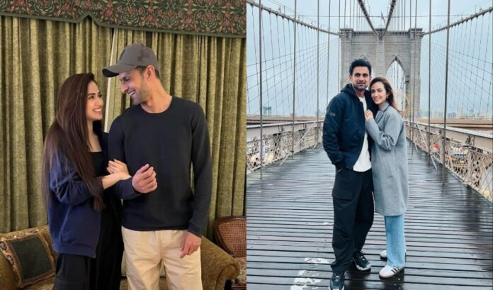 Shoaib Malik and Sana Javed celebrated their first wedding anniversary

