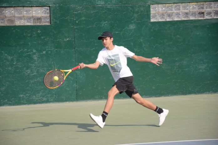 Aamir defeated Umar in the under-18 match in the Millat Tractors Junior Tennis Seaship.

