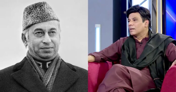 Adnan Jilani imitated Zulfiqar Ali Bhutto.

