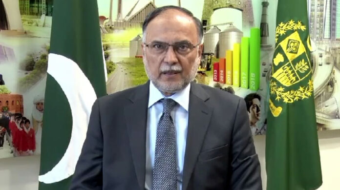 Ahsan Iqbal criticized PTI supporters for defending Imran Khan despite the corruption case

