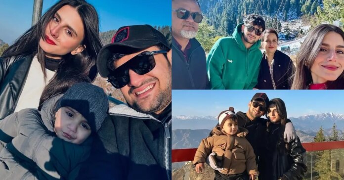 Cute family clicks from Moaz Safdar and Saba Moaz Swat

