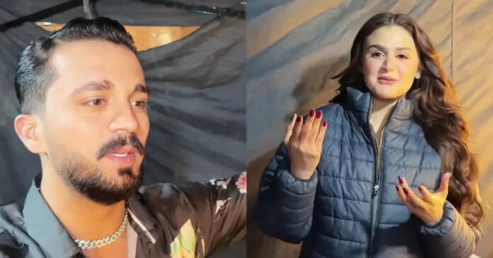 Fans found Hira Mani in Rajab Butt's video

