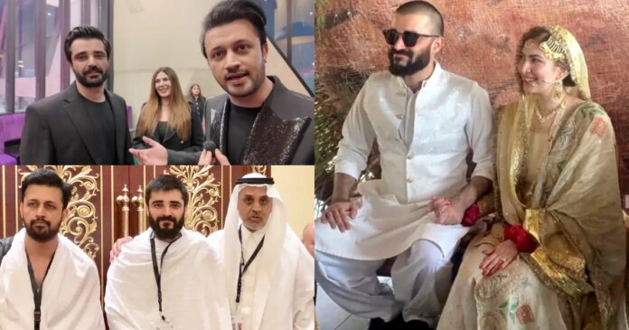 How did Atif Aslam connect Hamza Ali Abbasi with Namal during Hajj?

