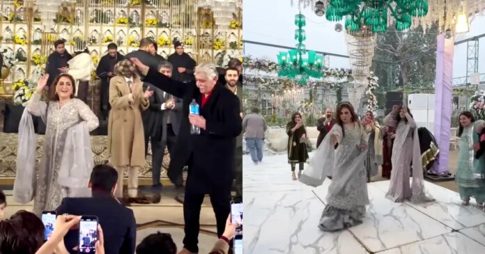 Interesting reaction to Asma Abbas' dance at her son's wedding

