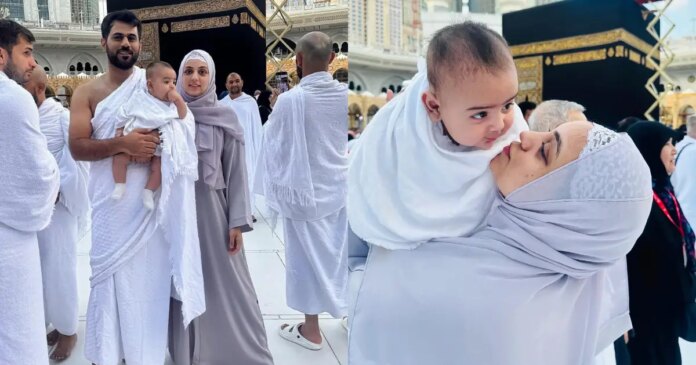 Maryam Noor performed Umrah with her husband and child

