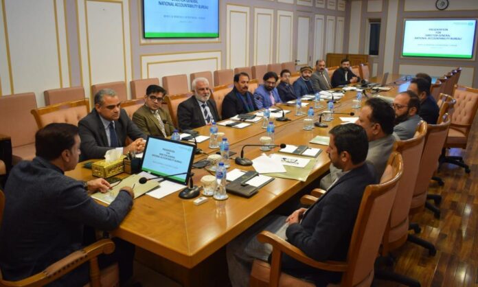 NAB reviewed the licensing mechanism of the Mines and Minerals Department.

