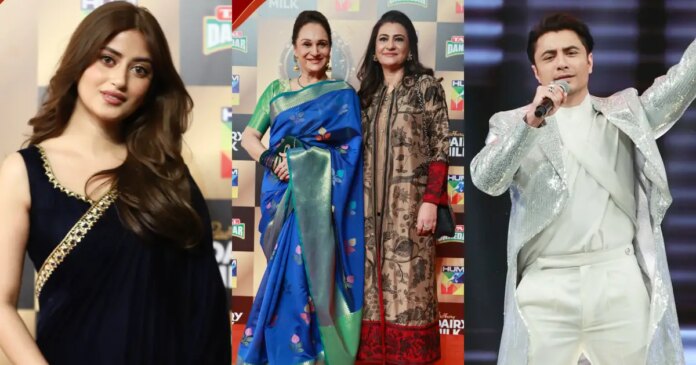 Pakistani celebrities shine at Hum TV's 20-year celebration.

