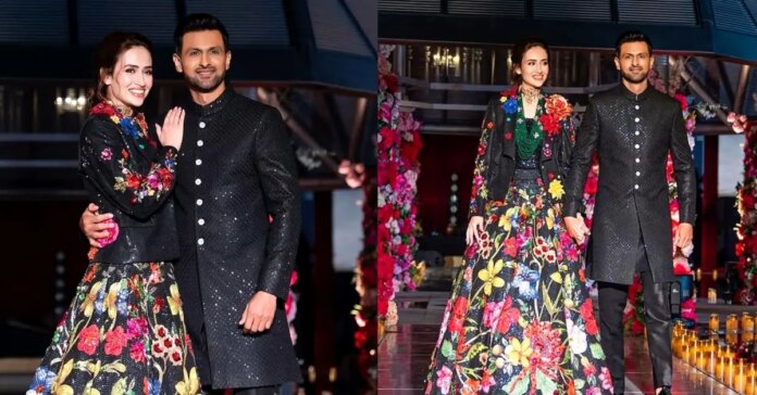 Sana Javed and Shoaib Malik's ramp walk in Doha, Qatar

