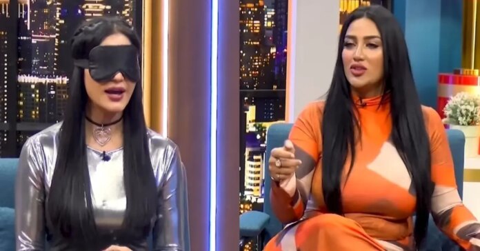 Social media users condemned Veena Malik and Mathira's vulgar conversation on TV.

