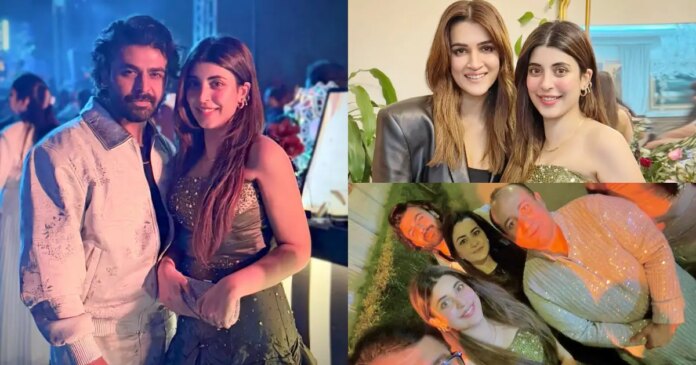 Urwa Hussain and Farhan Saeed celebrated the New Year with RFAK and Kriti Sanon

