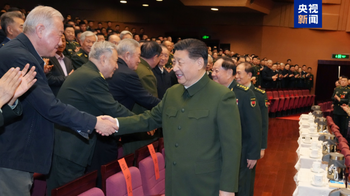 Xi extended Spring Festival greetings to military veterans.

