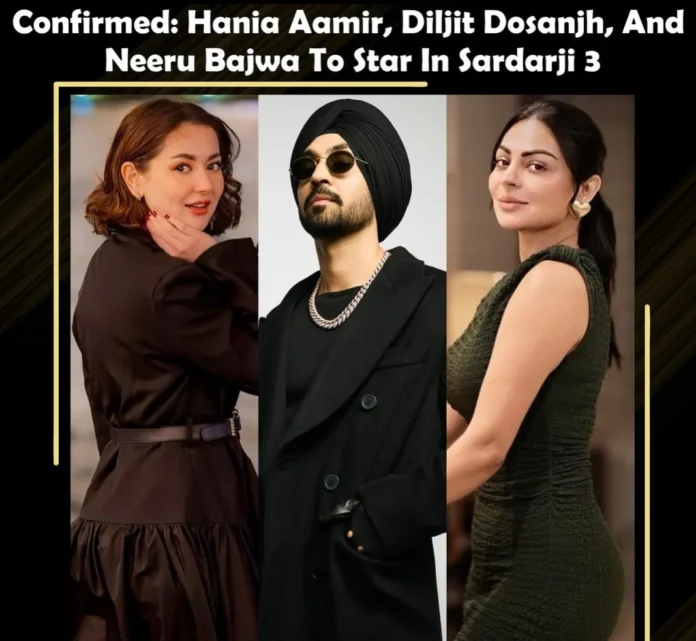 Haniya Aamir is allegedly involved in 'Sardar G3' in Diljit Dosanjh and Nero Bajwa.

