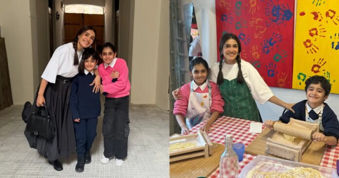 Iiza Khan latest clicks with Italy's children

