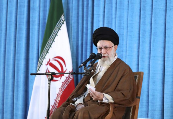 Khamenei has warned of efforts to make 'dust' in Iran

