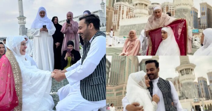 Kobra Khan and Gohar Rashid marriage video from Mecca

