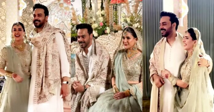 Kobra Khan and Gohar Rashid wedding photos

