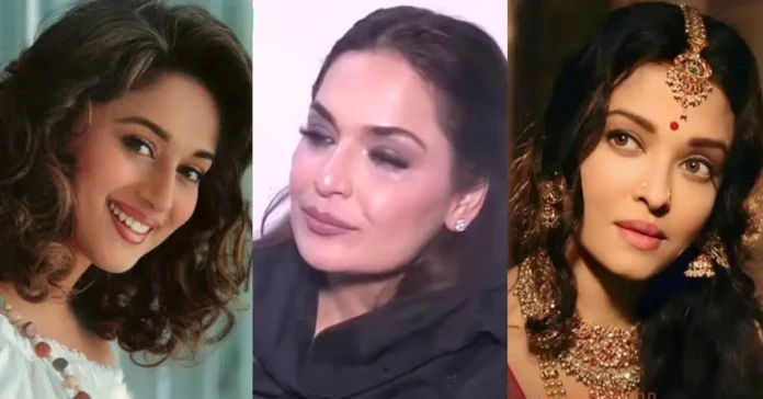 My herself compared to Madhuri Dickst and Aishwarya Rai

