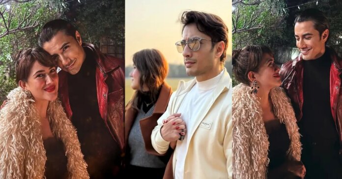 New photos of Ali Zafar with his wife

