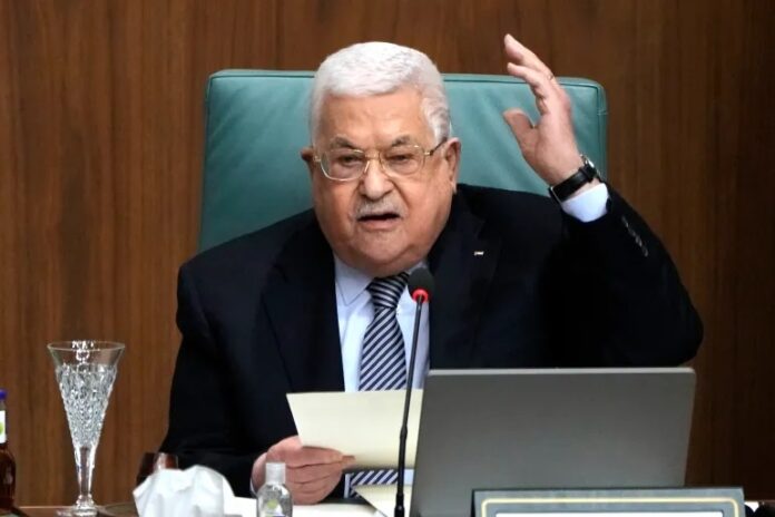 PA's Abbas says calls to forcibly displace Palestinians 'a turn from war crimes'

