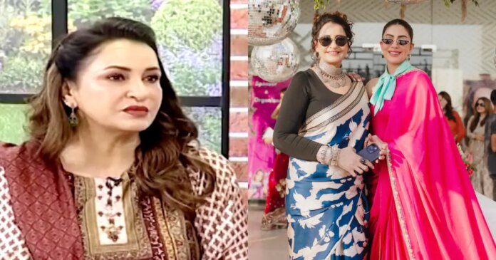 Saba Faisal on comparison with daughter Sadia Faisal

