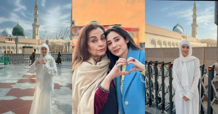 Salma Agha daughter shared photos from Medina

