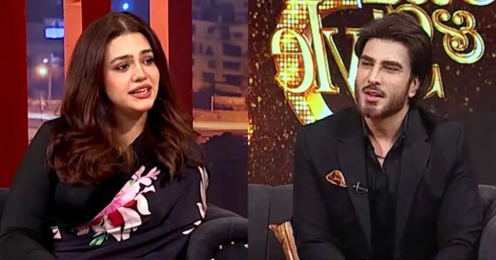 Zara Noor Abbas and Imran Abbas on the show off the industry

