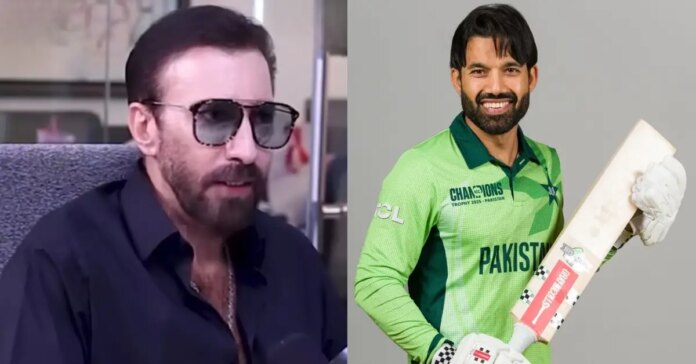 Ejaz Aslam advises Mohammed Rizwan about English

