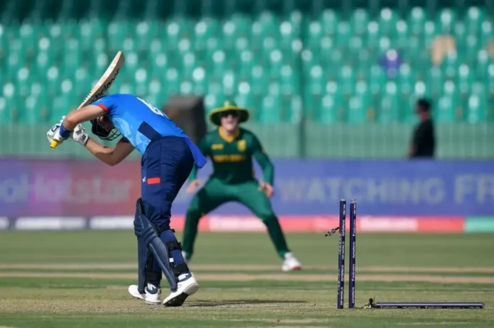 England scored 179 in the match against South Africa

