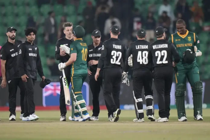 NZ knocks SA in the semi -finals in Lahore

