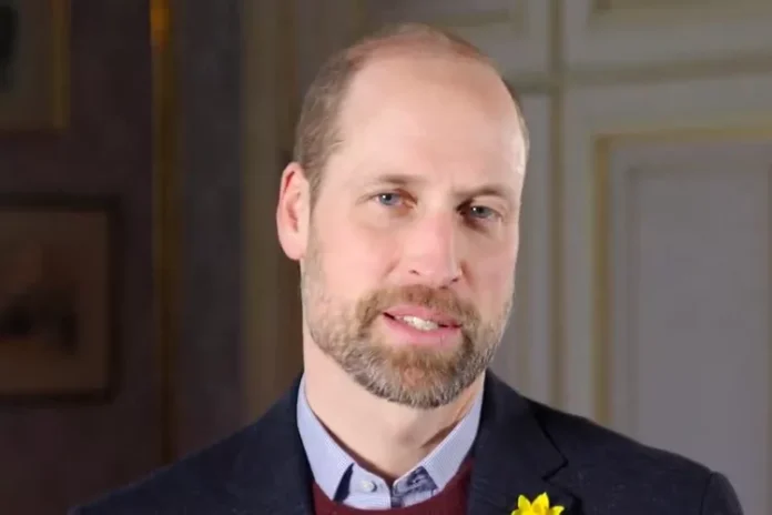 Prince William placed the first number to Royal with a special message on the weekend

