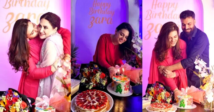 Zara Noor Abbas celebrates birthday with husband

